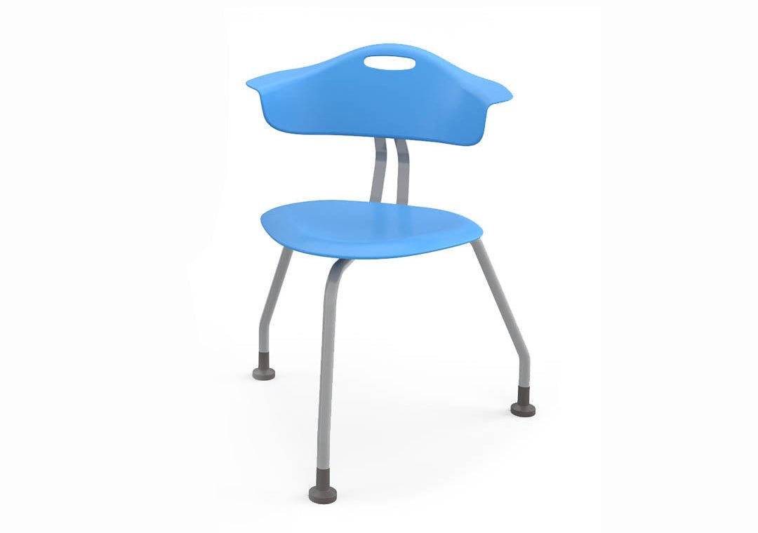Haskell Education 360 Degree 3 - Legged Ergonomic Collaboration Chair with Back 18"H (TS0G0.18PL) - SchoolOutlet
