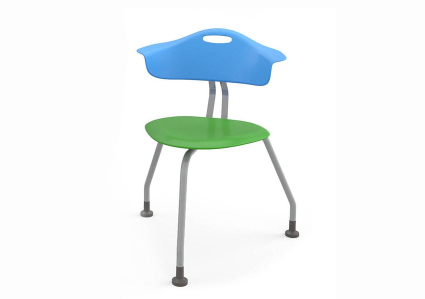 Haskell Education 360 Degree 3 - Legged Ergonomic Collaboration Chair with Back 18"H (TS0G0.18PL) - SchoolOutlet