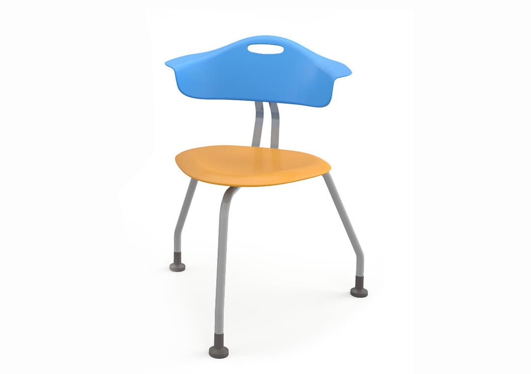 Haskell Education 360 Degree 3 - Legged Ergonomic Collaboration Chair with Back 18"H (TS0G0.18PL) - SchoolOutlet