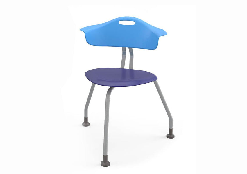 Haskell Education 360 Degree 3 - Legged Ergonomic Collaboration Chair with Back 18"H (TS0G0.18PL) - SchoolOutlet