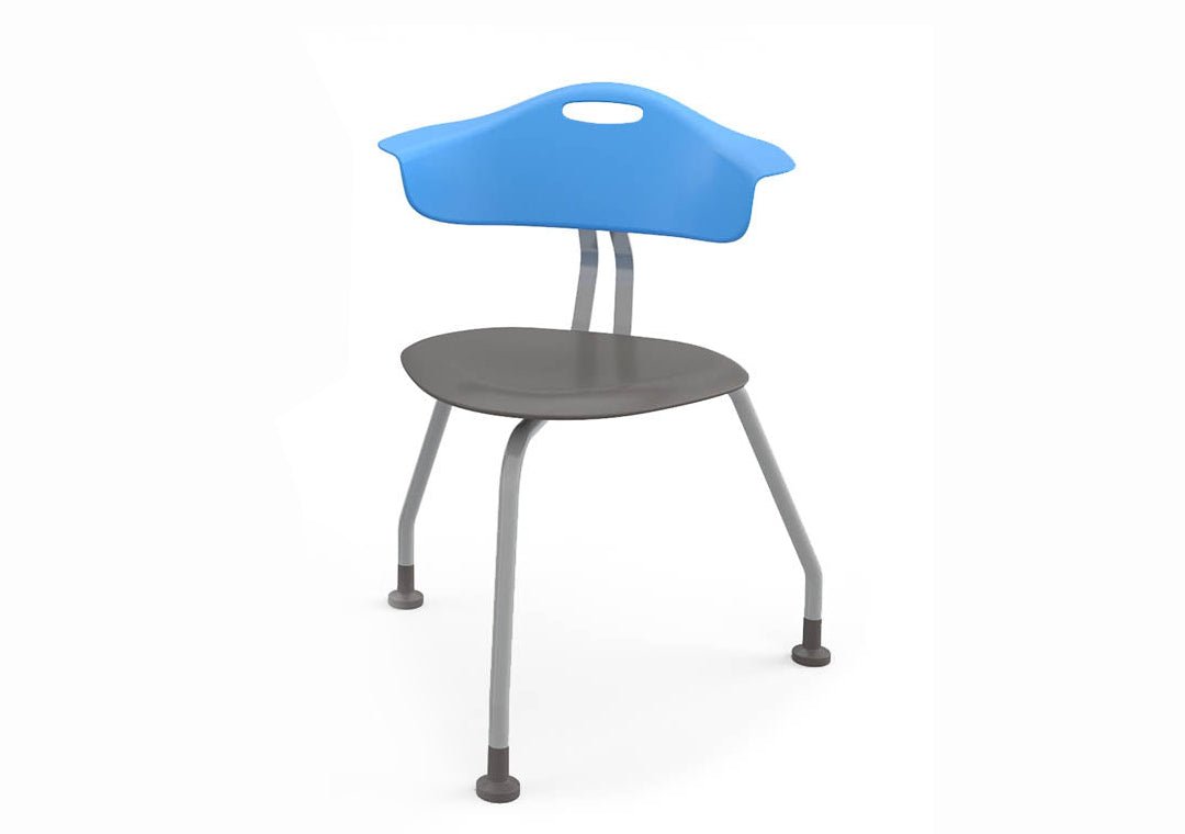 Haskell Education 360 Degree 3 - Legged Ergonomic Collaboration Chair with Back 18"H (TS0G0.18PL) - SchoolOutlet