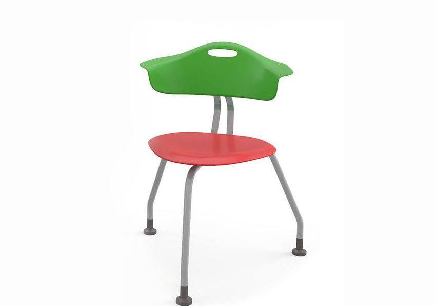 Haskell Education 360 Degree 3 - Legged Ergonomic Collaboration Chair with Back 18"H (TS0G0.18PL) - SchoolOutlet