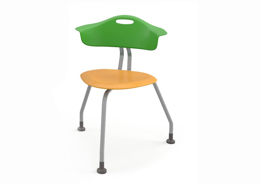 Haskell Education 360 Degree 3 - Legged Ergonomic Collaboration Chair with Back 18"H (TS0G0.18PL) - SchoolOutlet
