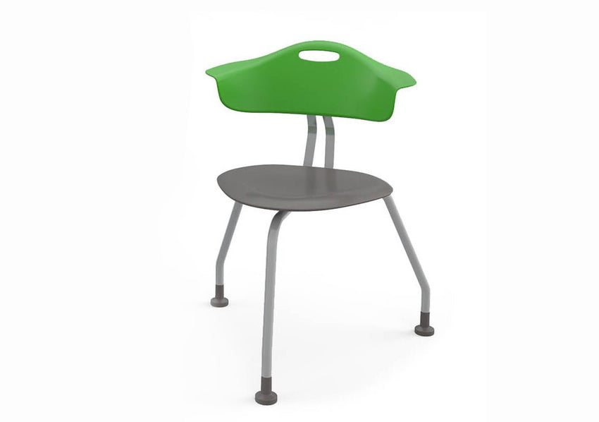 Haskell Education 360 Degree 3 - Legged Ergonomic Collaboration Chair with Back 18"H (TS0G0.18PL) - SchoolOutlet