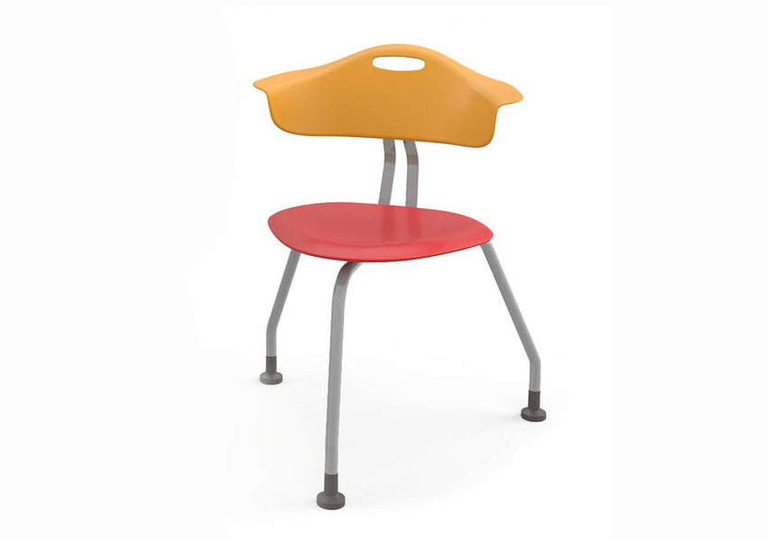 Haskell Education 360 Degree 3 - Legged Ergonomic Collaboration Chair with Back 18"H (TS0G0.18PL) - SchoolOutlet