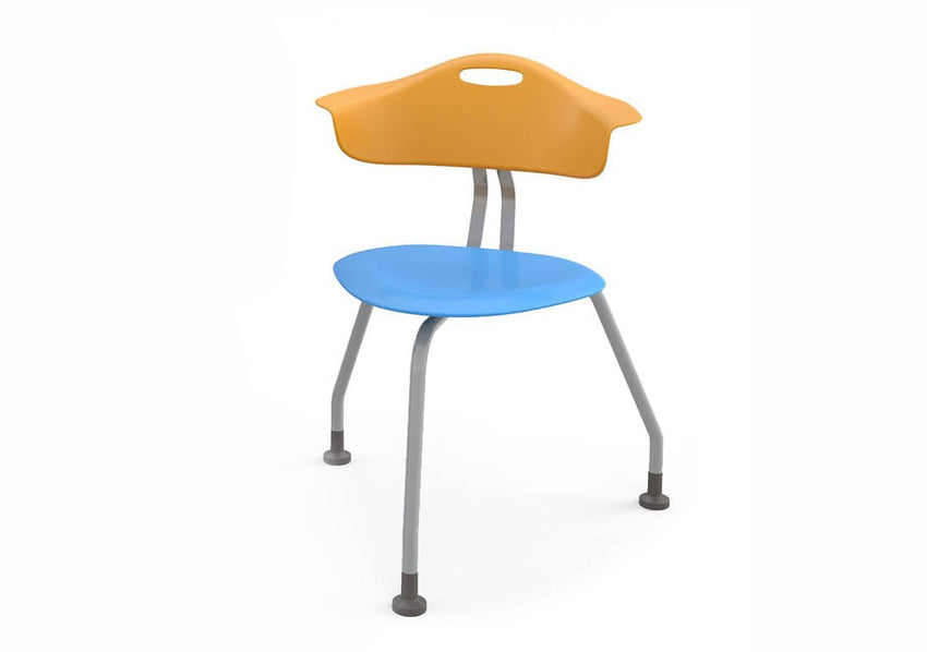 Haskell Education 360 Degree 3 - Legged Ergonomic Collaboration Chair with Back 18"H (TS0G0.18PL) - SchoolOutlet