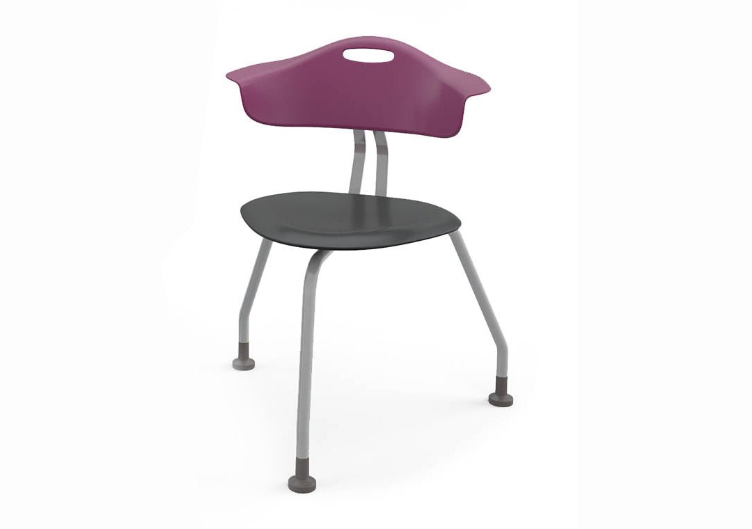 Haskell Education 360 Degree 3 - Legged Ergonomic Collaboration Chair with Back 18"H (TS0G0.18PL) - SchoolOutlet