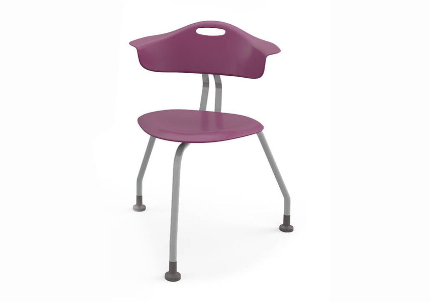 Haskell Education 360 Degree 3 - Legged Ergonomic Collaboration Chair with Back 18"H (TS0G0.18PL) - SchoolOutlet