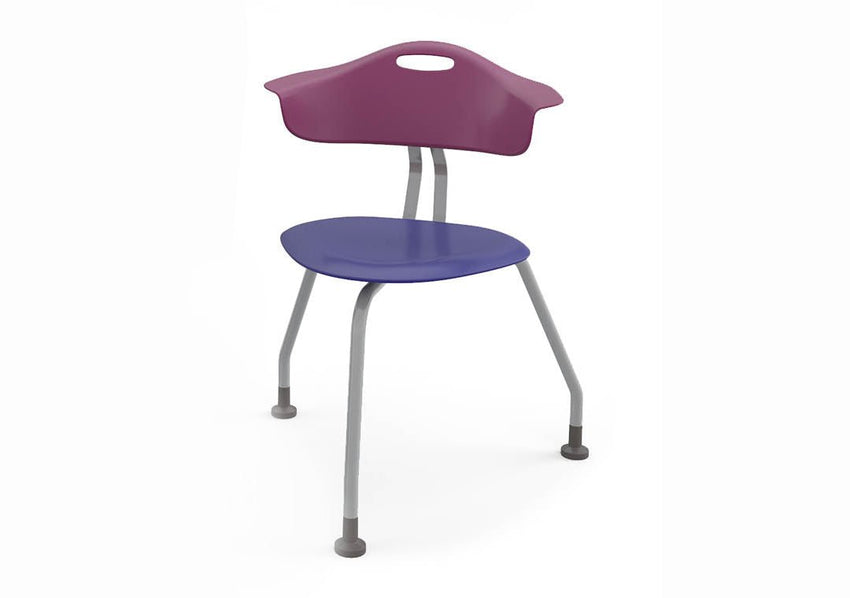 Haskell Education 360 Degree 3 - Legged Ergonomic Collaboration Chair with Back 18"H (TS0G0.18PL) - SchoolOutlet