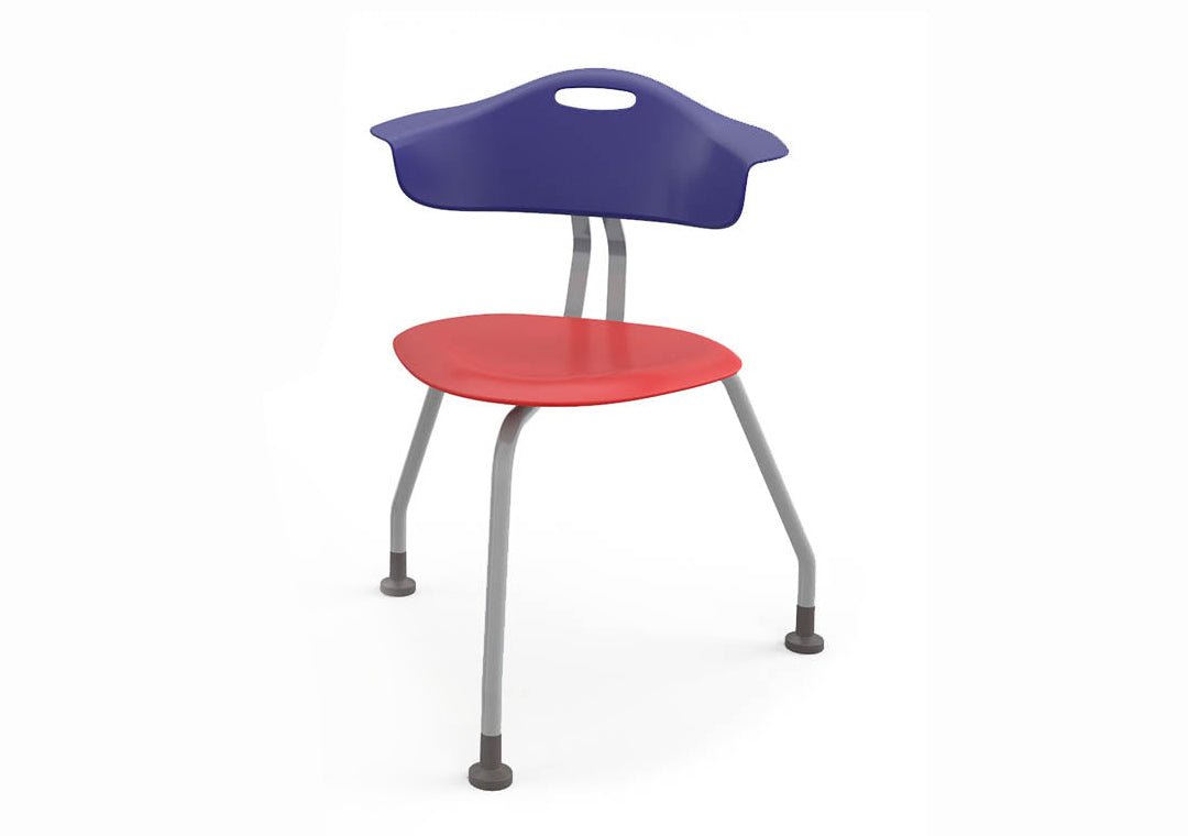 Haskell Education 360 Degree 3 - Legged Ergonomic Collaboration Chair with Back 18"H (TS0G0.18PL) - SchoolOutlet