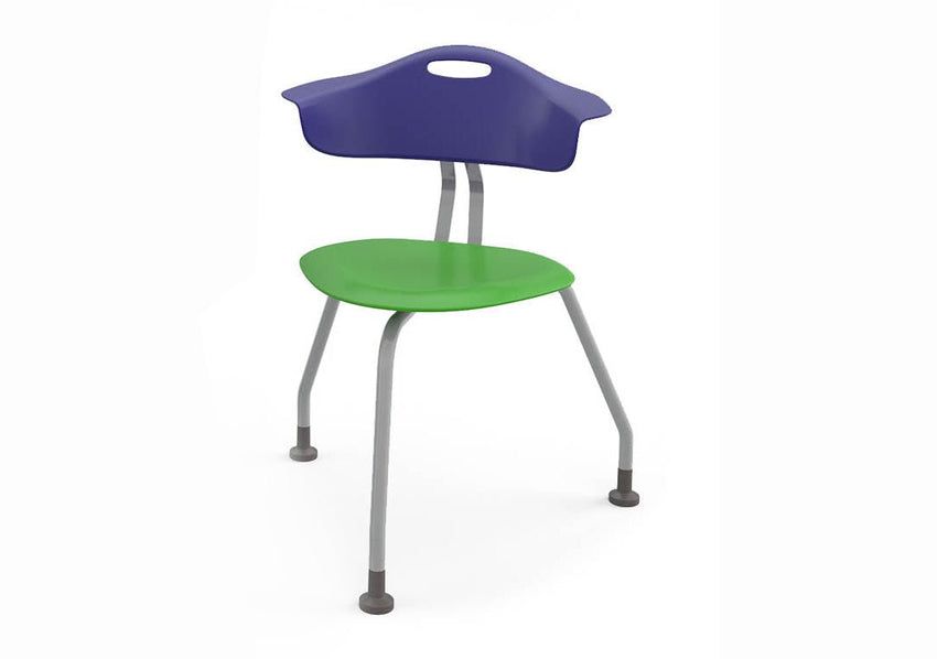 Haskell Education 360 Degree 3 - Legged Ergonomic Collaboration Chair with Back 18"H (TS0G0.18PL) - SchoolOutlet