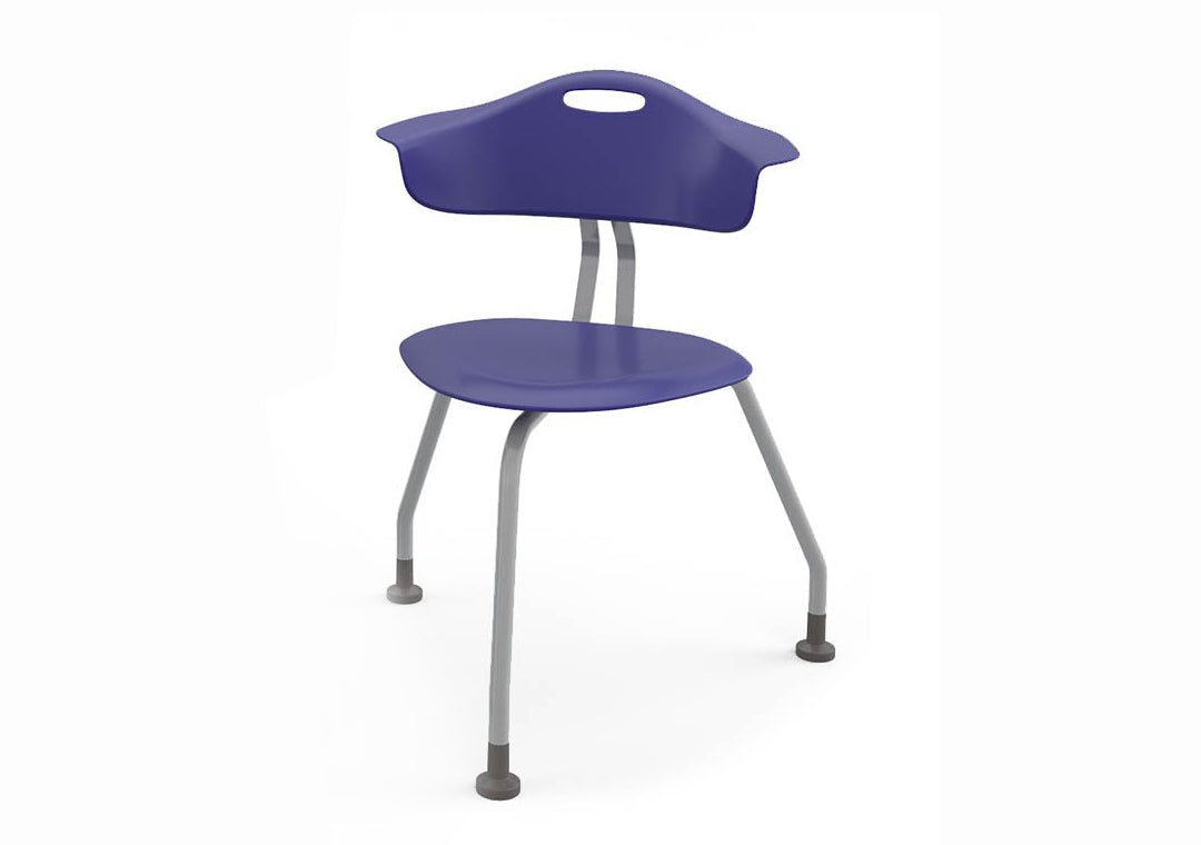 Haskell Education 360 Degree 3 - Legged Ergonomic Collaboration Chair with Back 18"H (TS0G0.18PL) - SchoolOutlet