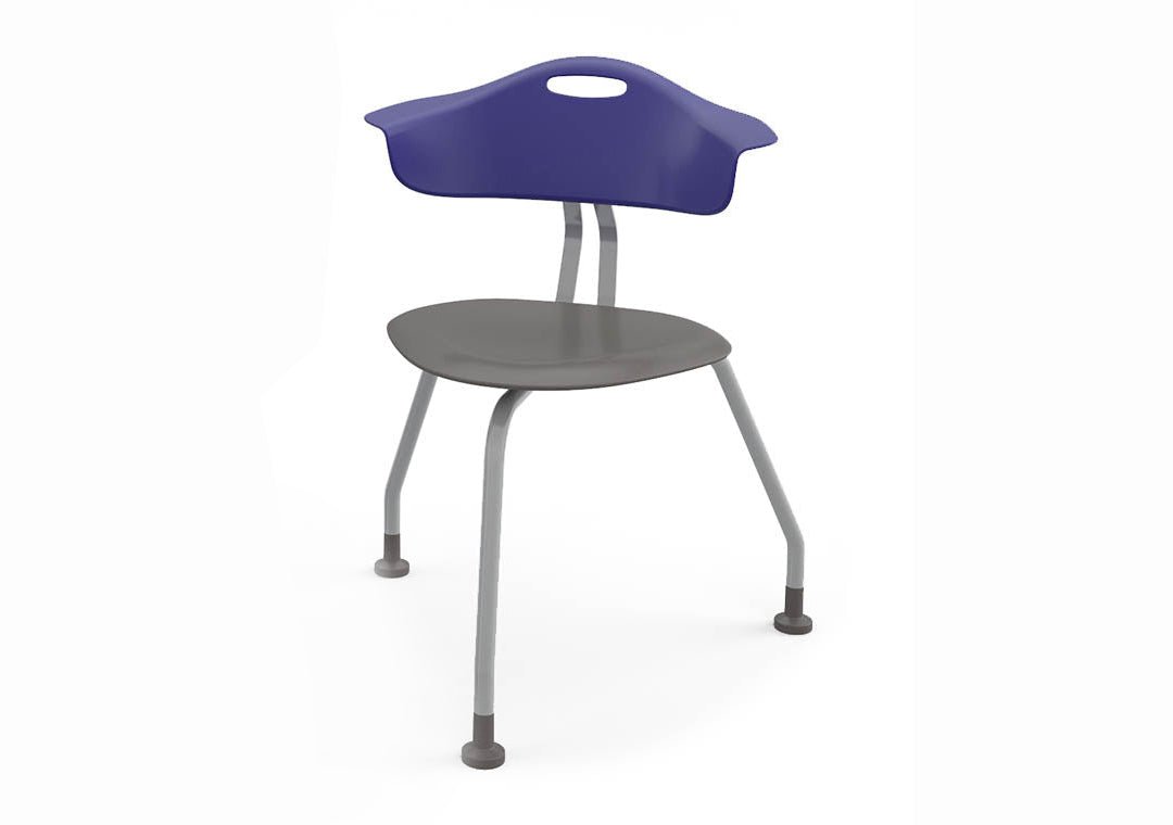 Haskell Education 360 Degree 3 - Legged Ergonomic Collaboration Chair with Back 18"H (TS0G0.18PL) - SchoolOutlet
