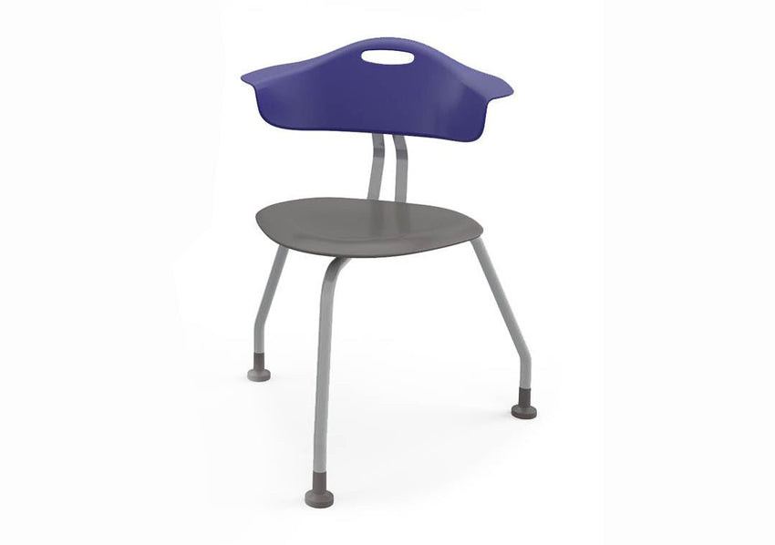 Haskell Education 360 Degree 3 - Legged Ergonomic Collaboration Chair with Back 18"H (TS0G0.18PL) - SchoolOutlet