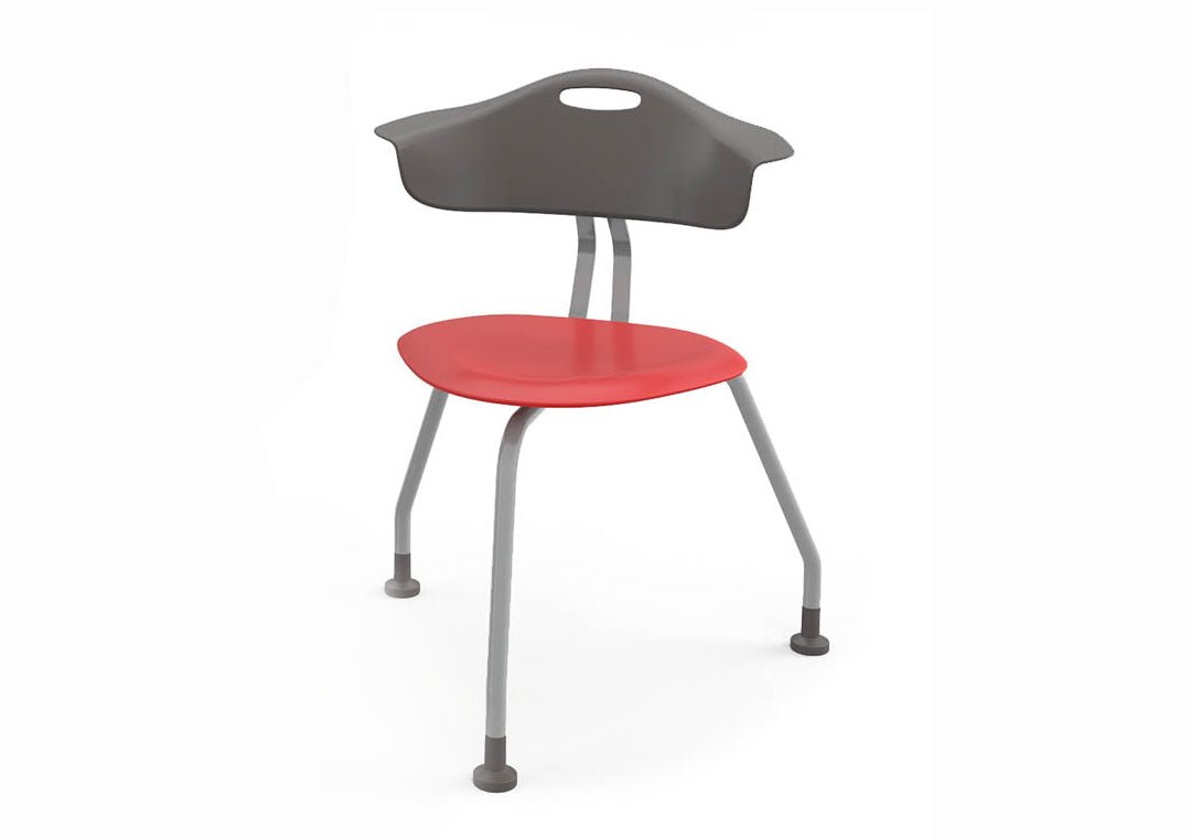 Haskell Education 360 Degree 3 - Legged Ergonomic Collaboration Chair with Back 18"H (TS0G0.18PL) - SchoolOutlet
