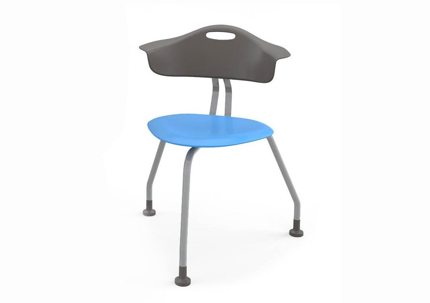 Haskell Education 360 Degree 3 - Legged Ergonomic Collaboration Chair with Back 18"H (TS0G0.18PL) - SchoolOutlet