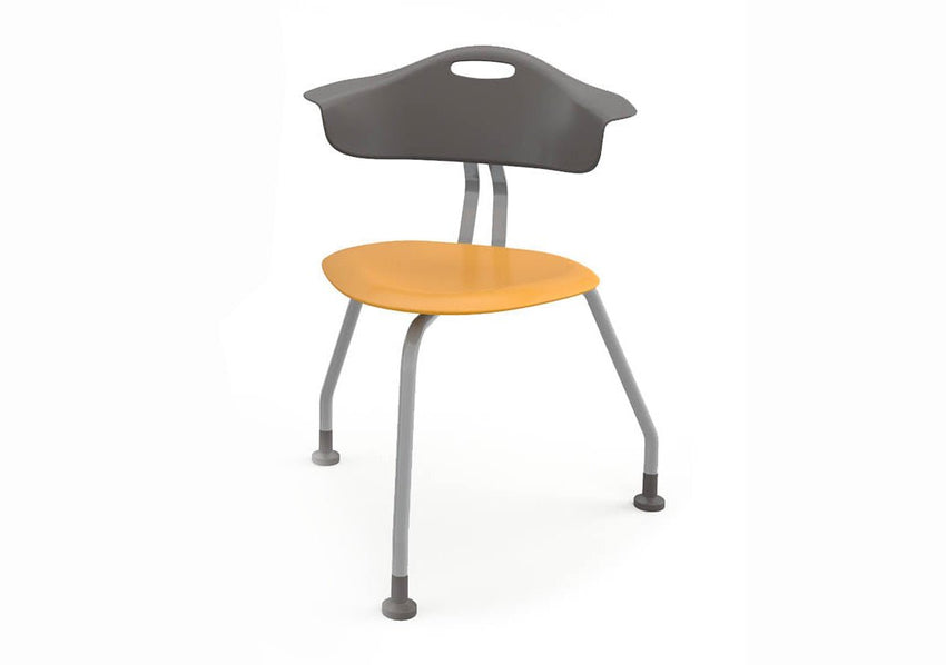 Haskell Education 360 Degree 3 - Legged Ergonomic Collaboration Chair with Back 18"H (TS0G0.18PL) - SchoolOutlet