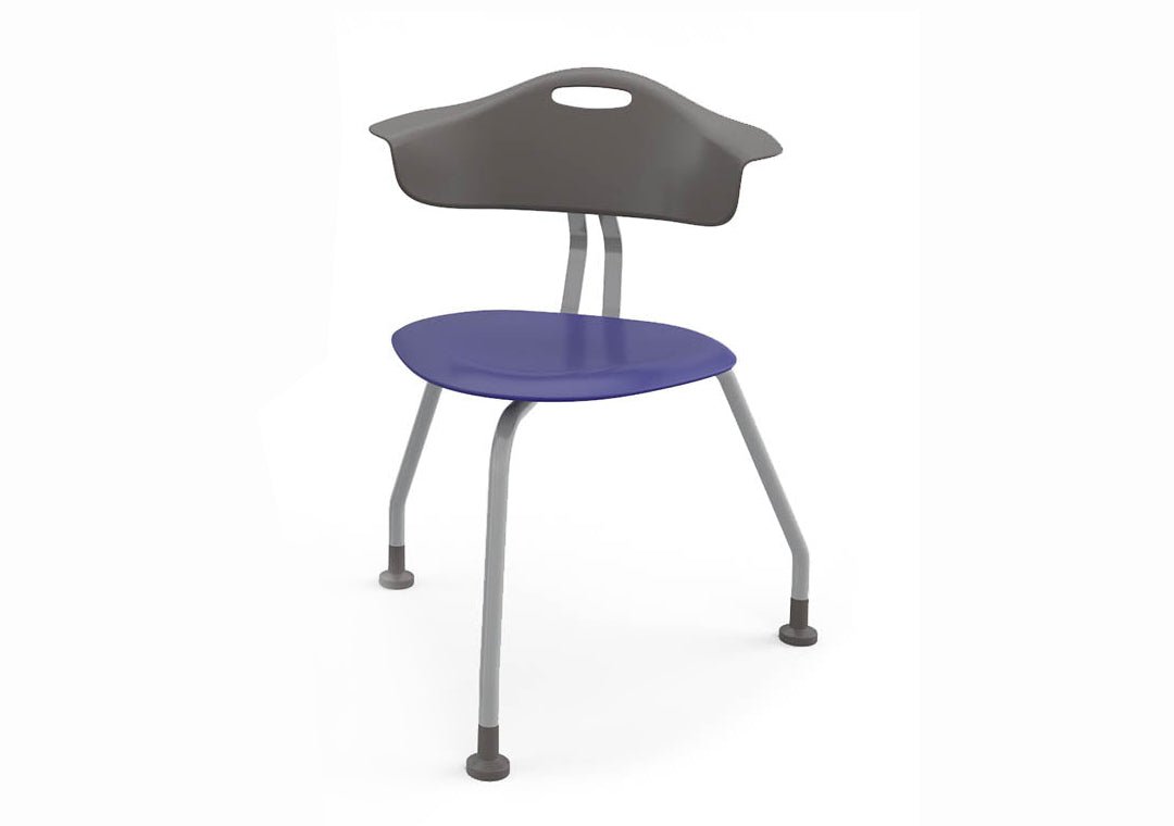 Haskell Education 360 Degree 3 - Legged Ergonomic Collaboration Chair with Back 18"H (TS0G0.18PL) - SchoolOutlet