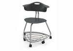Haskell Education 360 Chair Platinum frame with Back & Bookbag Rack 18