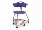 Haskell Education 360 Chair Platinum frame with Back & Bookbag Rack 18