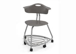 Haskell Education 360 Chair Platinum frame with Back & Bookbag Rack 18