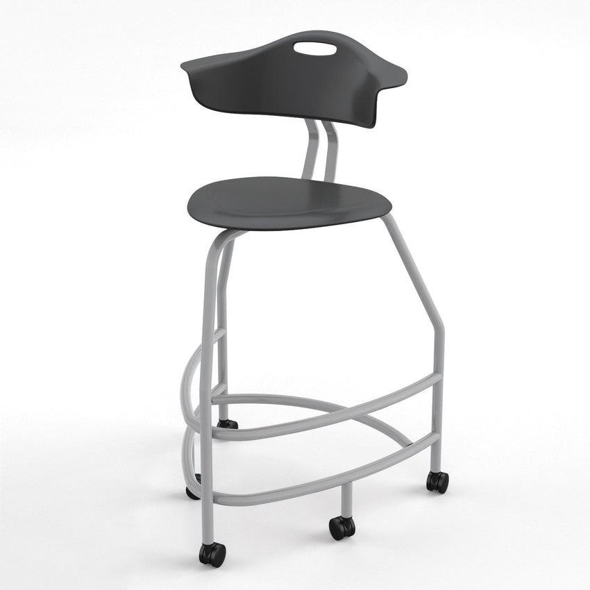Haskell Education 360 Platinum frame Chair with Back 30"H (TS4X0.30PL) - SchoolOutlet
