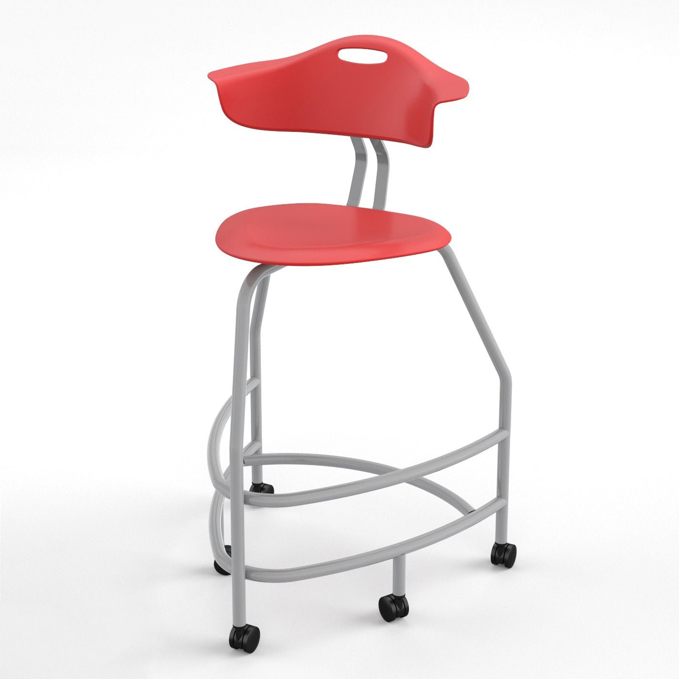 Haskell Education 360 Platinum frame Chair with Back 30"H (TS4X0.30PL) - SchoolOutlet