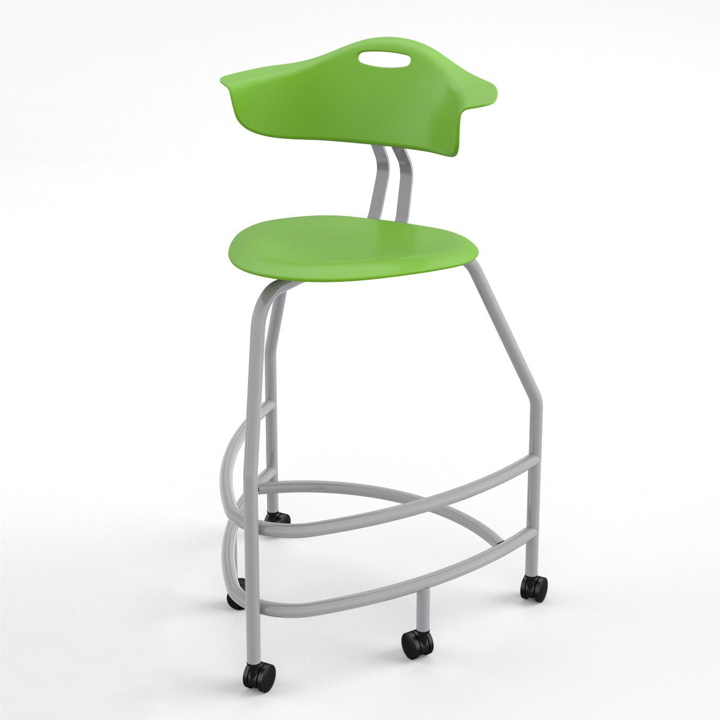 Haskell Education 360 Platinum frame Chair with Back 30"H (TS4X0.30PL) - SchoolOutlet
