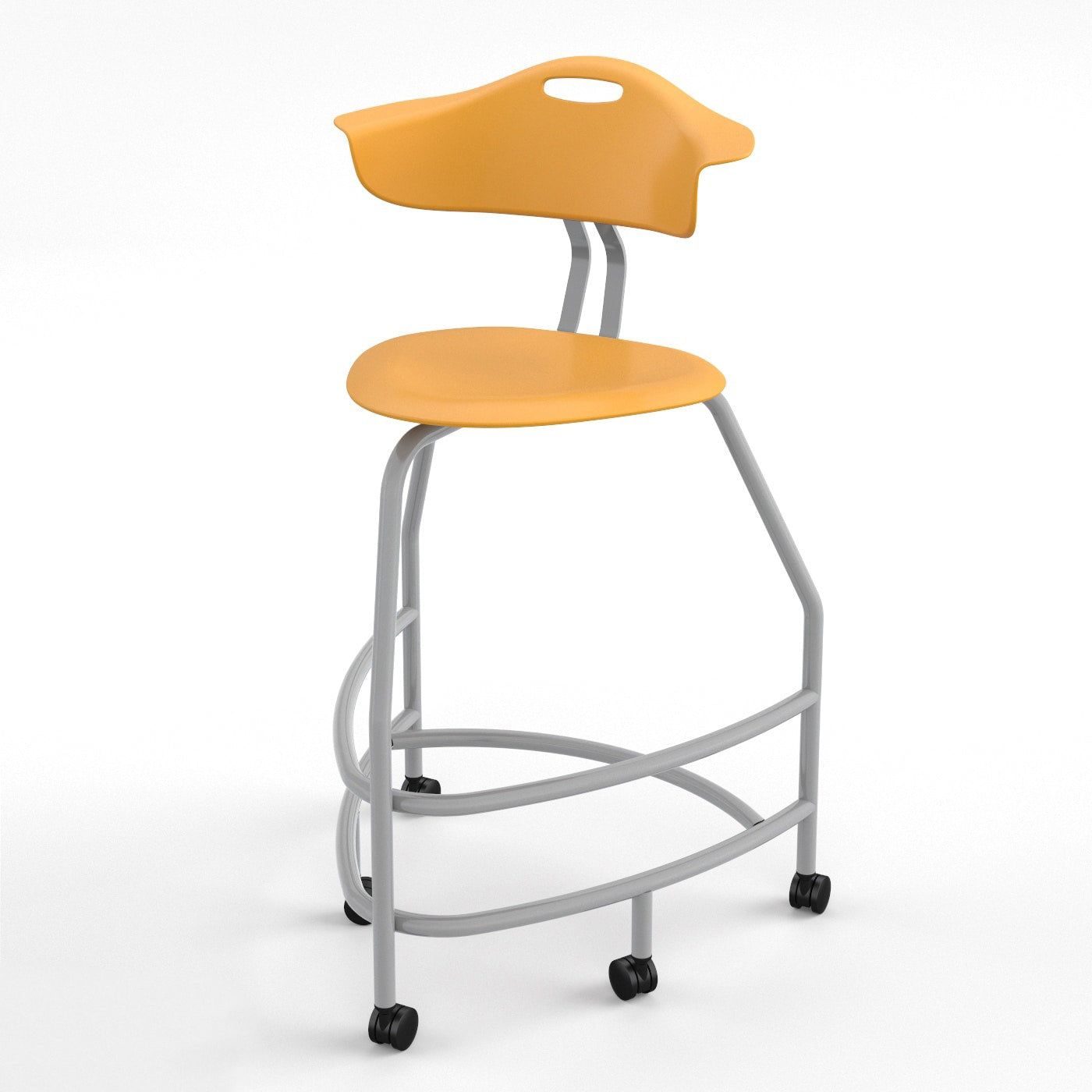 Haskell Education 360 Platinum frame Chair with Back 30"H (TS4X0.30PL) - SchoolOutlet