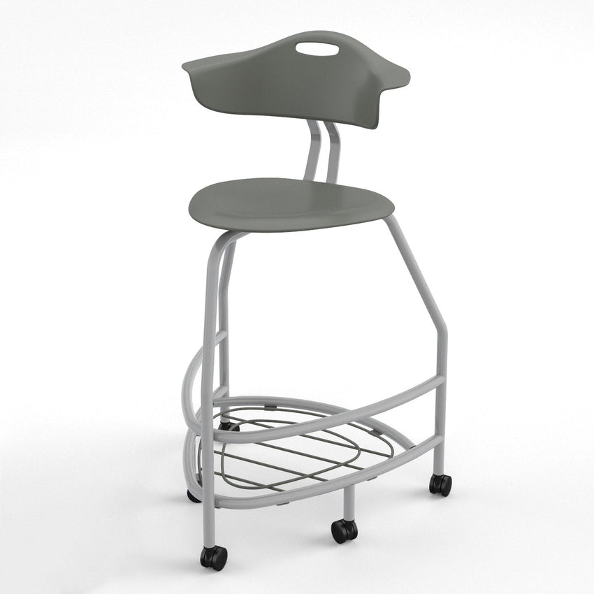 Haskell Education 360 Platinum frame Chair with Back 30"H (TS4X0.30PL) - SchoolOutlet