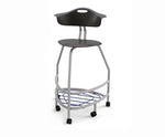 Haskell Education 360 Platinum frame Chair with Back & Bookbag Rack 30