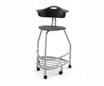 Haskell Education 360 Platinum frame Chair with Back & Bookbag Rack 30