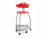 Haskell Education 360 Platinum frame Chair with Back & Bookbag Rack 30