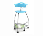Haskell Education 360 Platinum frame Chair with Back & Bookbag Rack 30
