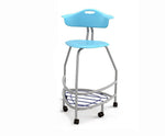 Haskell Education 360 Platinum frame Chair with Back & Bookbag Rack 30