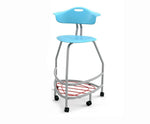 Haskell Education 360 Platinum frame Chair with Back & Bookbag Rack 30