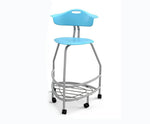 Haskell Education 360 Platinum frame Chair with Back & Bookbag Rack 30