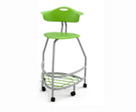 Haskell Education 360 Platinum frame Chair with Back & Bookbag Rack 30
