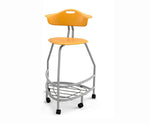 Haskell Education 360 Platinum frame Chair with Back & Bookbag Rack 30