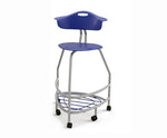 Haskell Education 360 Platinum frame Chair with Back & Bookbag Rack 30