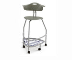 Haskell Education 360 Platinum frame Chair with Back & Bookbag Rack 30