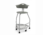 Haskell Education 360 Platinum frame Chair with Back & Bookbag Rack 30