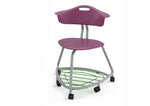 Haskell Education 360 Series Platinum frame Chair with Back and Bookbag Rack 24