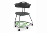 Haskell Education 360 Series Platinum frame Chair with Back and Bookbag Rack 24