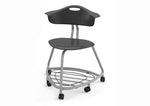 Haskell Education 360 Series Platinum frame Chair with Back and Bookbag Rack 24