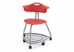 Haskell Education 360 Series Platinum frame Chair with Back and Bookbag Rack 24