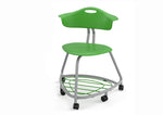 Haskell Education 360 Series Platinum frame Chair with Back and Bookbag Rack 24