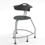 Haskell Education 360 Series Platinum frame Chair with Back 24