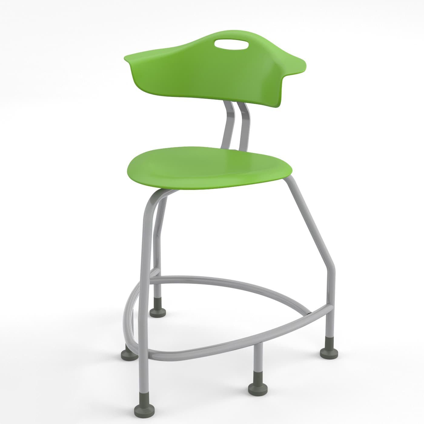 Haskell Education 360 Series Platinum frame Chair with Back 24"H (TS4X0.24PL) - SchoolOutlet