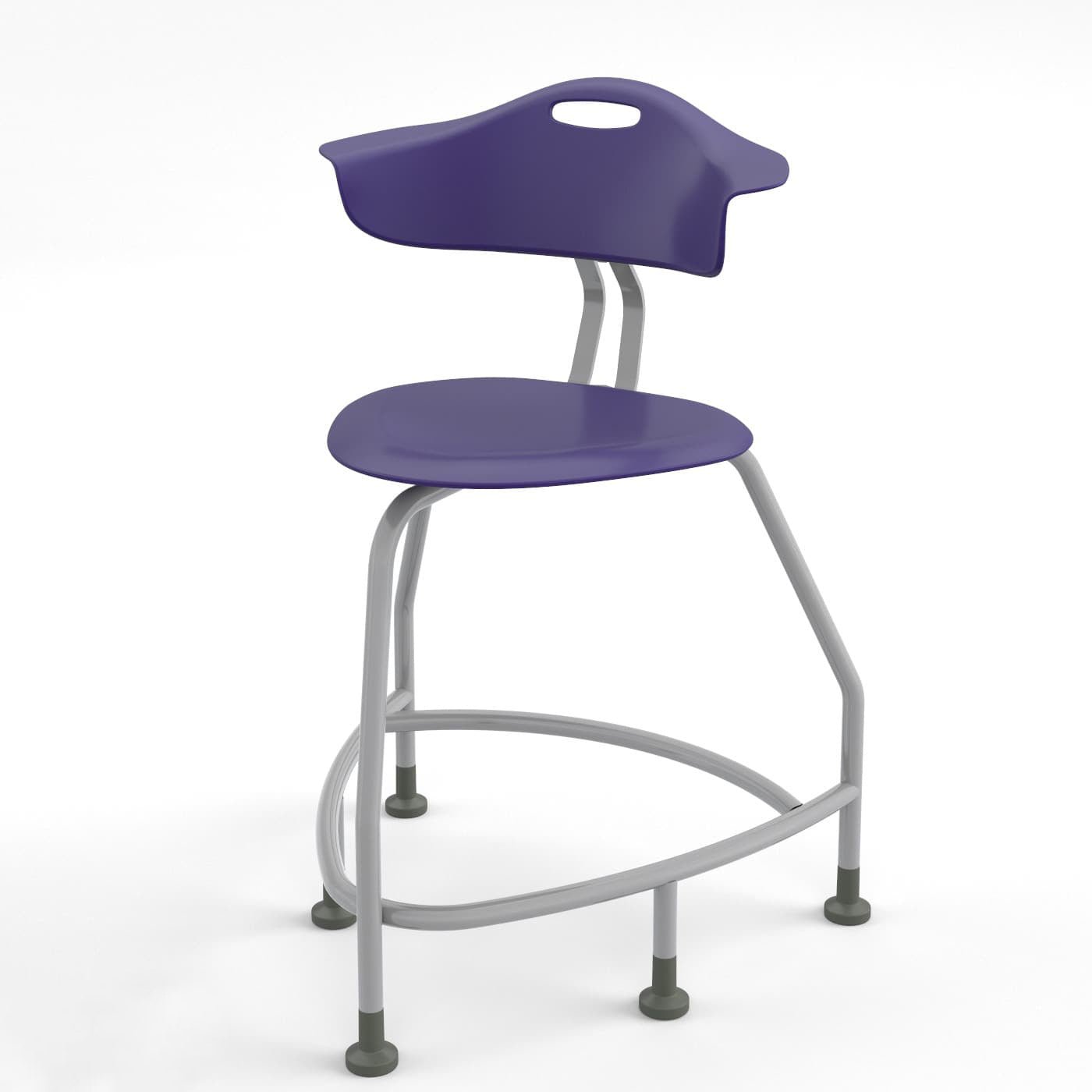 Haskell Education 360 Series Platinum frame Chair with Back 24"H (TS4X0.24PL) - SchoolOutlet